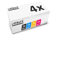 4x MWT Cartridge Replaces Triumph-Adler 6007 Ci 6057 Ci Ca. 20.000/30.000 Pages picture
