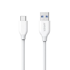 Anker PowerLine cable 0.9m white USB-C USB-A 3.0 Galaxy S8 MacBook Xperia F/S picture