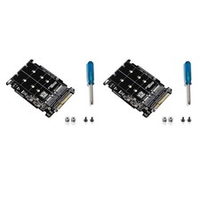 2X M.2 SSD to U.2 Adapter 2In1 M.2 NVMe and -Bus NGFF SSD to PCI-E U.21100 picture