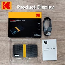 Extern SSD Hard Drive HD USB3.1 Kodak X200 128GB For Laptop Smartphone PC TV  picture