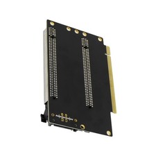 Stable 1 to 2 Expansion Card Gen3 Split Card Bifurcation x16 to x8x8 40.4mm picture