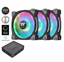 Thermaltake Riing Duo 14 RGB Plus Radiator PWM Fan, CL-F078-PL14SW-A (3 Pack) picture