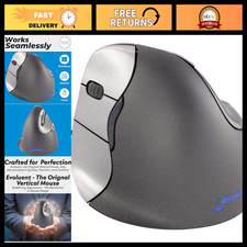 Ergonomic Left-Handed Vertical Mouse - Wired USB, Reduces Wrist Strain, 6 Button picture
