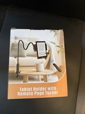 Kindle Holder with Remote Page Turner and Tablet Stand for Bed Reading picture