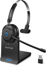 Bluetooth Headset with Microphone, Wireless Office & Call Center Headphones picture