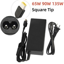 65/90/135W Charger For Lenovo Thinkpad Ideapad Yoga Laptop AC Adapter Square Tip picture
