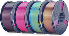 4KG Quadruple Color Silk Filament, Silk PLA 3D Printer Filament 1.75Mm picture