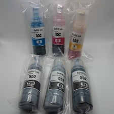 Generic Refill Ink for 552 (CMYK, Photo Black, Gray) picture