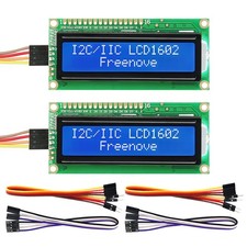 I2C IIC LCD 1602 Display Serial 16x2 Screen New Type (2 Pack) picture