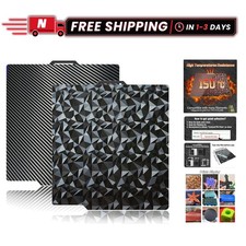 JUUPINE 3D Printer Build Plate 257x257mm PEO+PET Spring Steel, Diamond Pattern picture