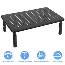 Monitor Stand Riser 3 Height Adjustable Desk Organizer with Ventilation picture
