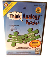 Think Analogy Puzzles A1 (Software, cd)  Grades 3-5, Vocabulary & Reading picture