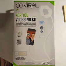  Live Streaming Light Kit LED Go Viral Vlogging NEW DigiPower DP-VLR3 NIB MINT picture