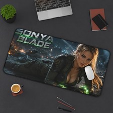 Sonya Blade Mouse Pad, XXL Gaming Desk Mat, Keyboard Pad, Gamer Gift picture