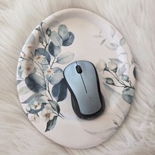 MEKASS Ergonomic Mousepad with Wrist Support Beautiful Flowers picture