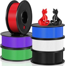 PLA 3D Printer Filament 1.75Mm – 6 Color Pack (250G X 6), Tangle-Free & Consiste picture