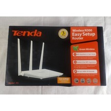 Tenda F3 White Wireless N300 Electronic/Setup Router SKU 2805 picture