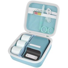 Blue Hard Case Fits NIIMBOT B21/Pro/B1 SUPVAN T50M Pro Label Maker Storage Bag picture