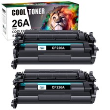 2 PACK For HP 26A CF226A Black Toner Cartridge LaserJet M402n M426FDW NEW picture
