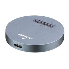 RIITOP NVMe to USB Docking Station, External M.2 PCI-e NVMe SSD to USB-C Reader picture