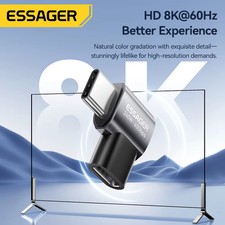Essager USB4.0 40Gbps OTG Type C 90 Degree Adapter 240W USB Type C Fast Charging picture
