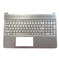 For HP 15-DY 15-EF0023DX 15-EF Palmrest w/ Keyboard M17184-001 L63578-001 Silver picture