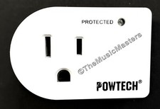 Single Outlet AC Wall Plug Surge Protector Power Suppressor 245 Joules 1875W 15A picture