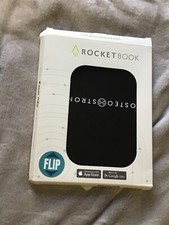 rocket book flip reusable digital notepad new in box with pen picture
