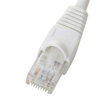  Cat6 PLENUM Patch Cable 150FT WHITE RJ45 CONNECTORS INSTALLED MADE IN USA CAT5E picture