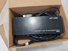 MT-VIKI 4 Port Auto USB Dp KVM Switch 4K Hot Key MT-PK401 picture