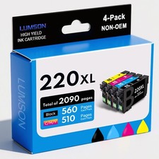 220XL T220XL 4PK Ink Cartridge For Epson XP-320 XP-420 XP-424 WF-2660 WF-2760 picture