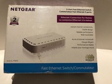 NetGear 5-Port 10/100 Fast Ethernet Switch, Model FS605, Sealed Box picture