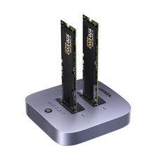 UGREEN 20Gbps Cloner, M.2 Duplicator Dual Bay Nvme Enclosure, Tool-Free USB3.2 G picture