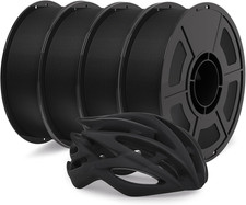 Carbon Fiber PETG Filament 1.75Mm Bundle 4KG, Matte Black PETG-CF 3D Printer Fil picture