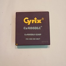 PGA132 386/486 33 Mhz CPU Cyrix Cx486DLC-33GP Rare Vintage Processor | WORKS picture