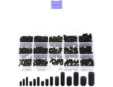 LBY 720pcs M2 M2.5 M3 M4 M5 M6 Hex Socket Drive Cup-Point Set Screws Assortment picture