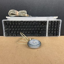 Vintage Apple Macintosh M2452 USB Keyboard & M4848 USB Mouse Set picture