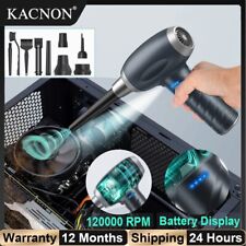 120000RPM Cordless AirDuster 90W Electric Wireless Air Gel Gun AirBlower Cleaner picture