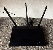 ASUS RT-AC66U B1 WIRELESS-AC1750 DUAL BAND GIGABIT WIFI ROUTER W ADAPTER CABLE picture