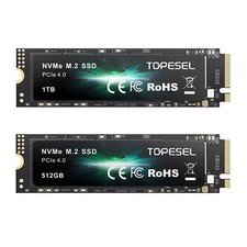 TOPESEL 512GB 1TB Internal M.2 PCIe 4.0 4900MB/S Internal Solid State Drive USA picture