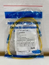 Wirewerks 3M OS2 Simplex Fiber Cable SC/UPC to SC/UPC OFNR New picture