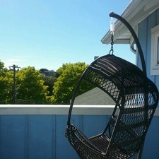 1 Set Reusable Steel Hanging Chair Spring Hook Kit White Hammock Accessory picture