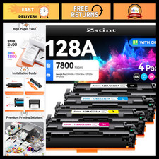 High Yield 128A Toner Cartridge 4-Pack Compatible for HP LaserJet Pro CM1415, CP picture