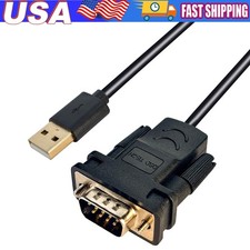 USB to RS232 Adapter with FTDI Chipset, 3ft USB 2.0 Male to RS232 Female DB9 picture
