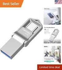 Durable 64GB USB C Thumb Drive with 90MB/s Speed - Swivel & Waterproof Design picture