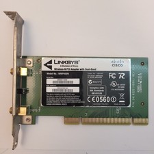 Linksys WMP600N Dual-Band Wireless-N PCI Adapter 300Mbps Desktop WiFi Card picture