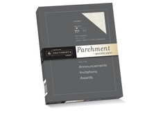 P984CK336 Parchment Specialty Paper, Ivory, 24lb, 8 1/2 x 11, 100 Sheets picture