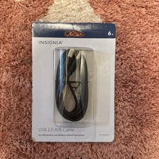 Insignia NS-PU065AB 6ft USB A/B Cable - Black picture