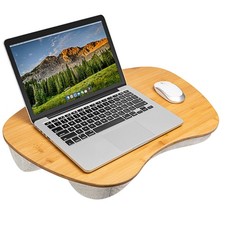 LAPGEAR Extra Large Bamboo Lap Desk - Natural - Fits up to 17.3 Inch Laptops ... picture