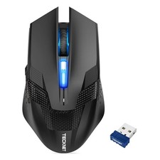 TECKNET Wireless Mouse, 8 Programmable Buttons, Optical Tracking, 4800 DPI picture